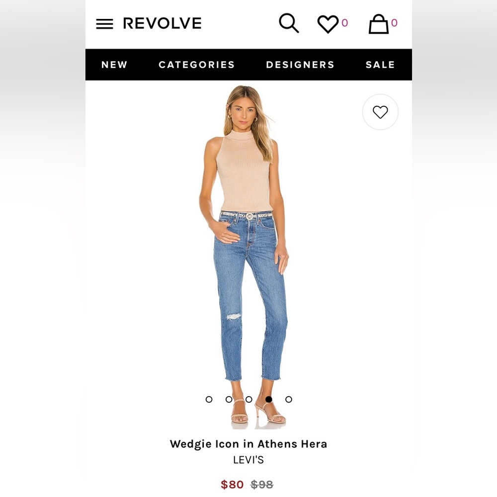 Levi’s Wedgie Icon in Athens Hera Denim Jeans